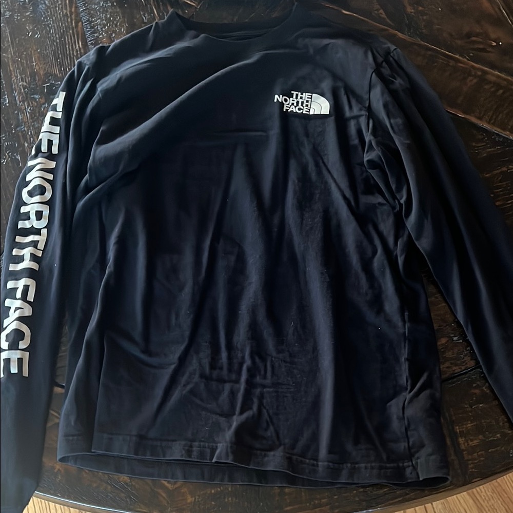 The North Face Black Graphic Long Sleeve Tee